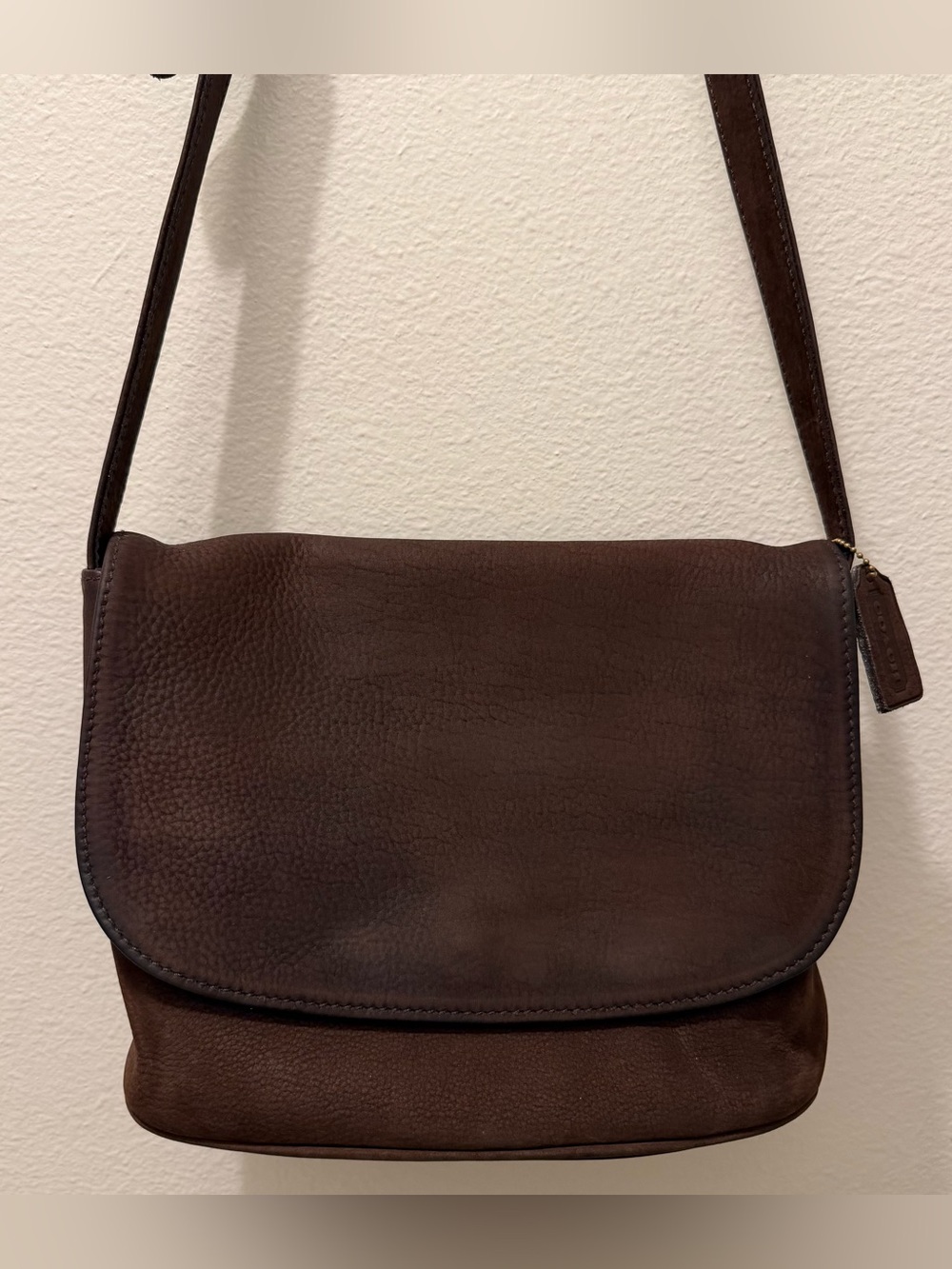 Vintage Coach Sonoma Nubuc Flap Crossbody – Style 4935